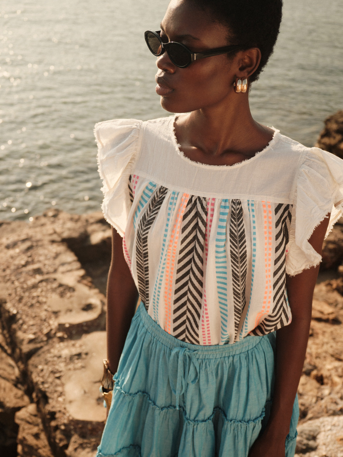 Jacquard Blouse
