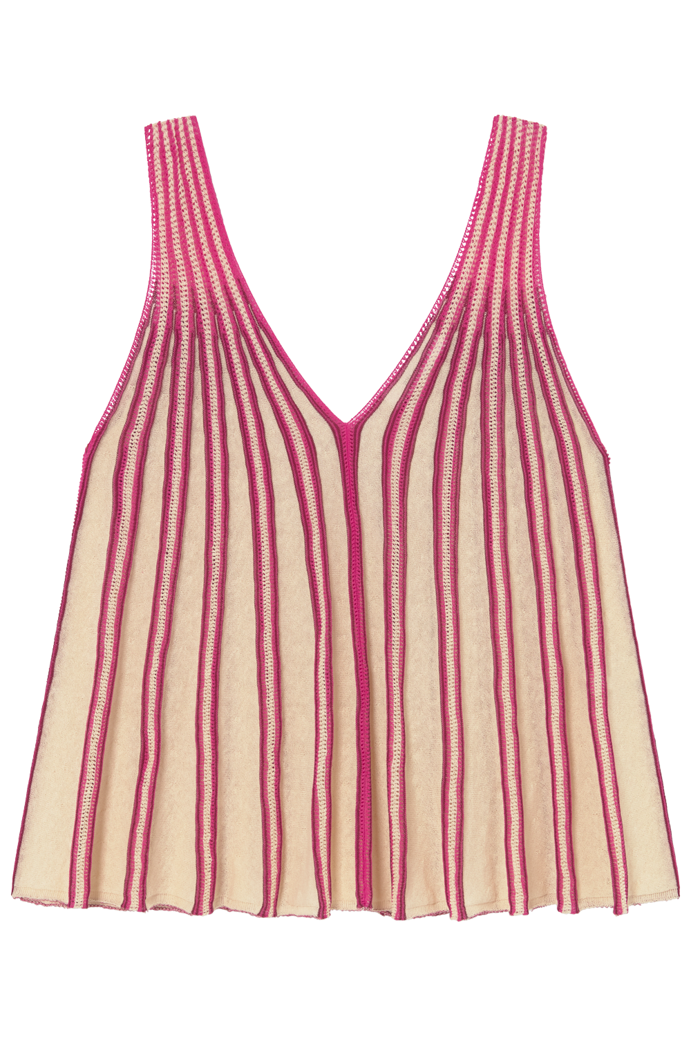 Radial Knitted Top