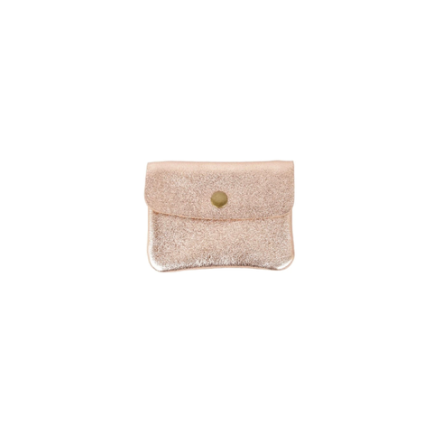 Coin Purse | Metallic Rose