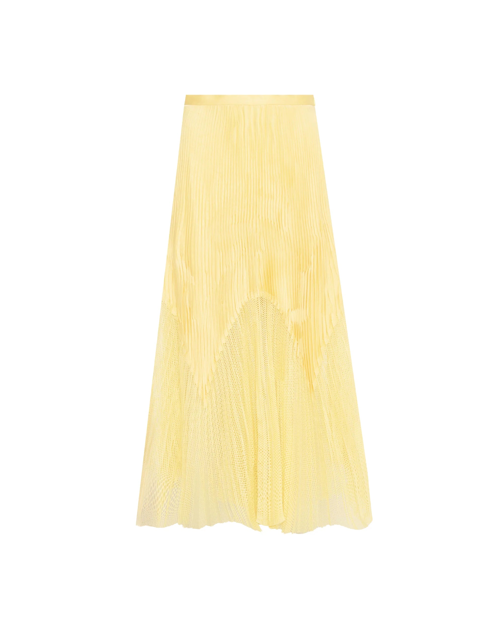 Long Pleated Skirt