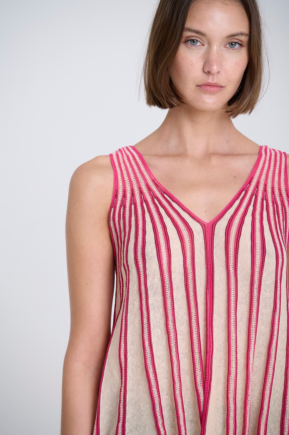 Radial Knitted Top