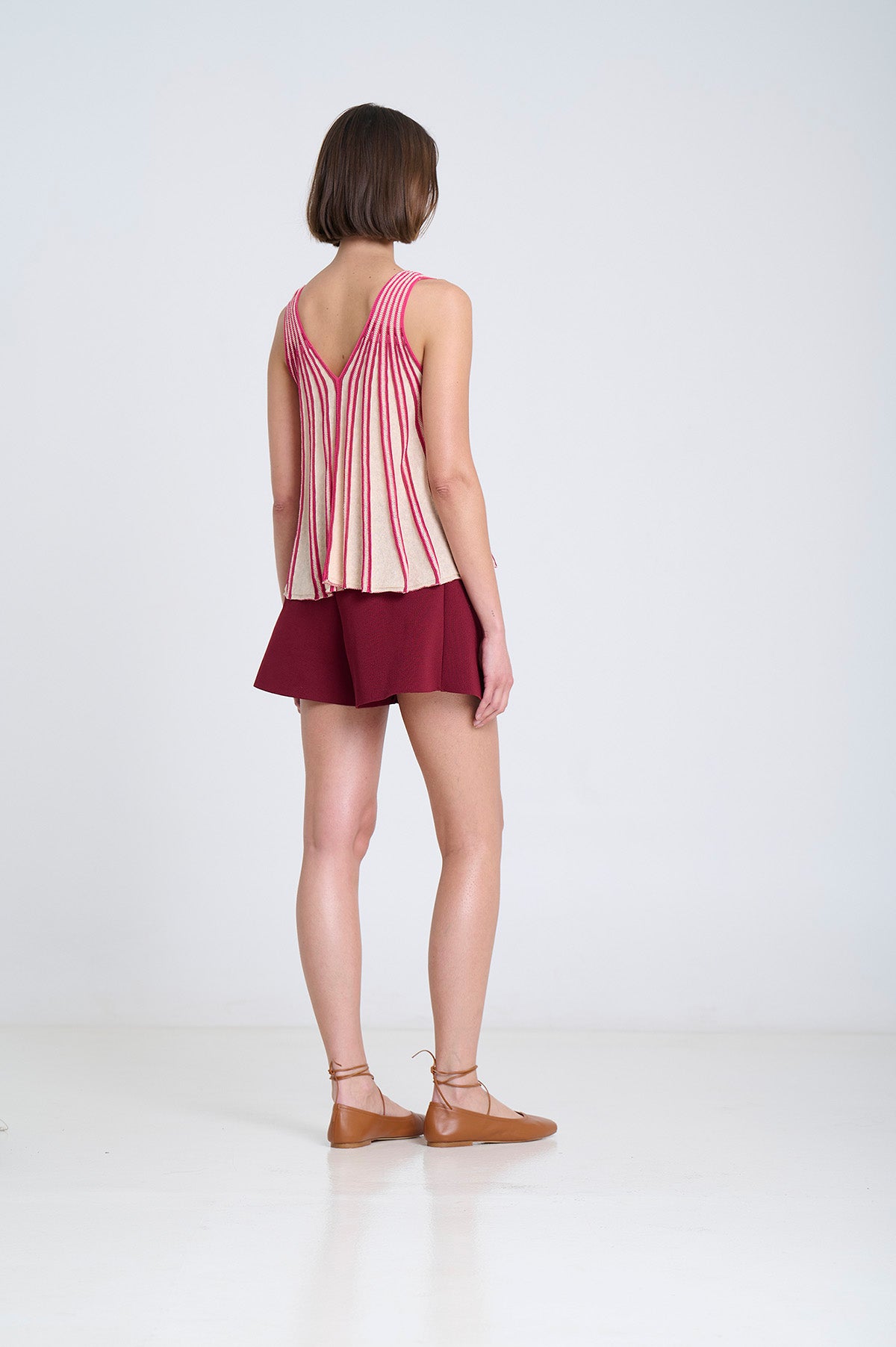 Radial Knitted Top