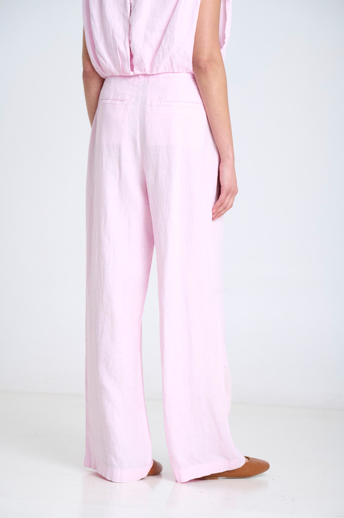 Puffed Linen Top