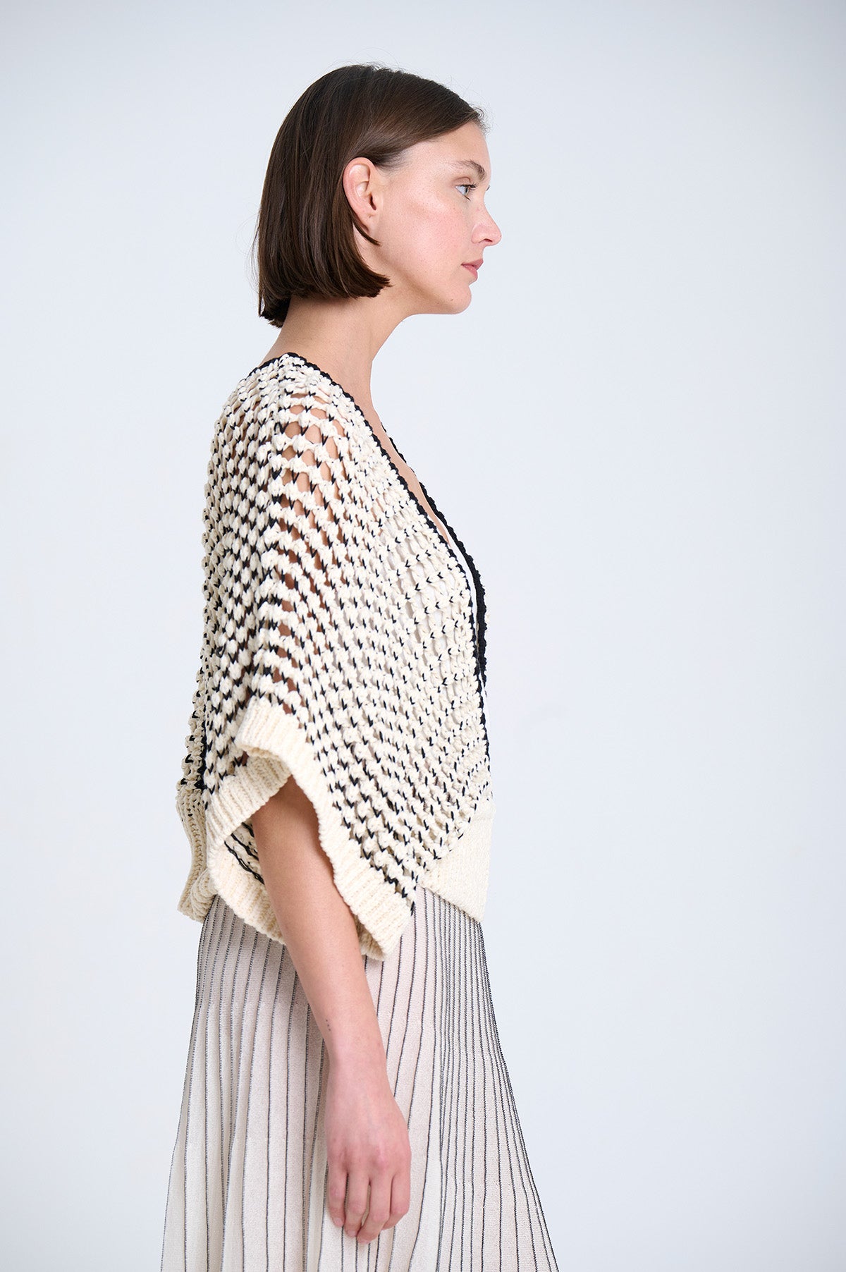 Textured Knit Vest