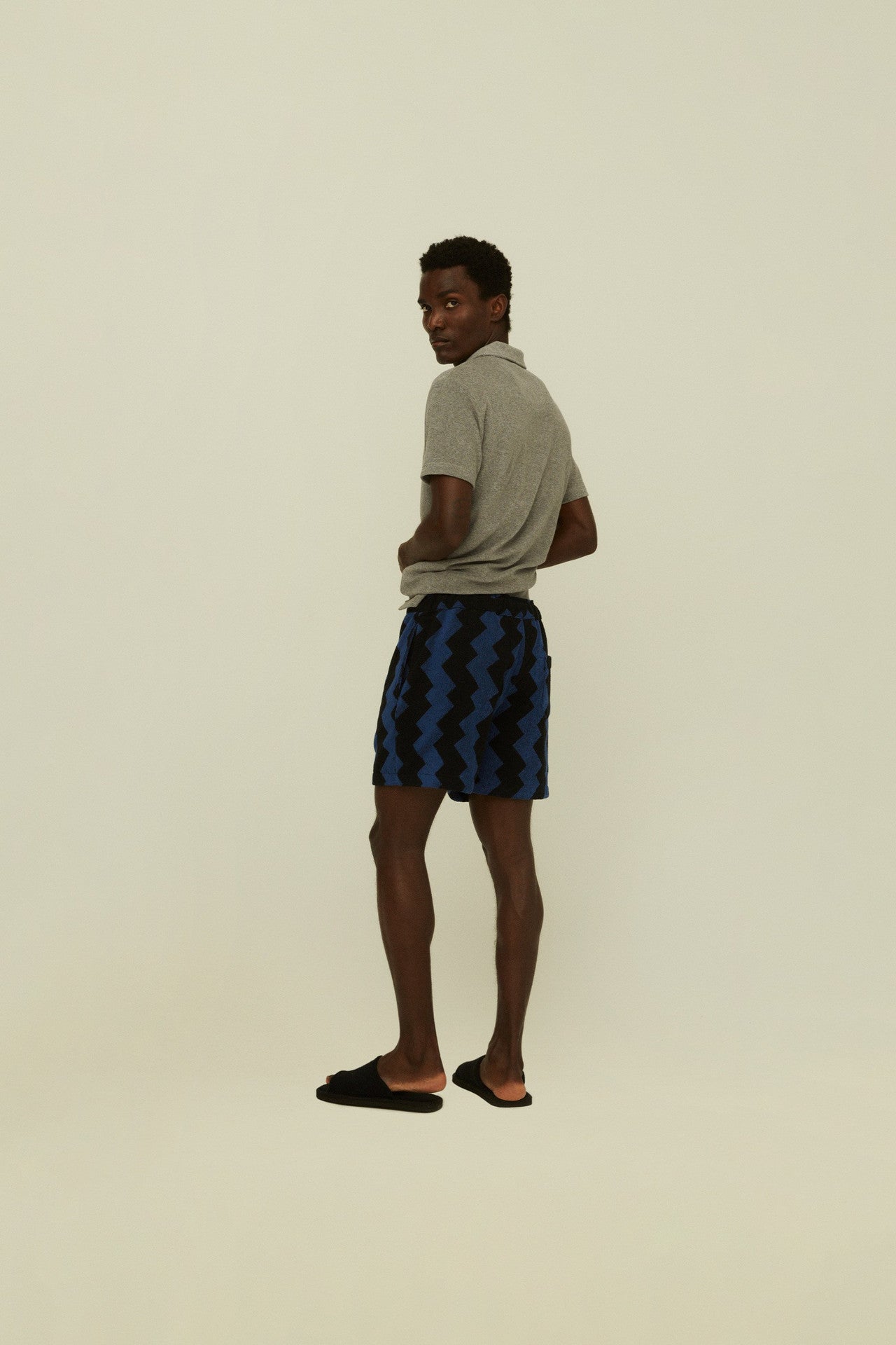 Galaxy Zig Terry Shorts