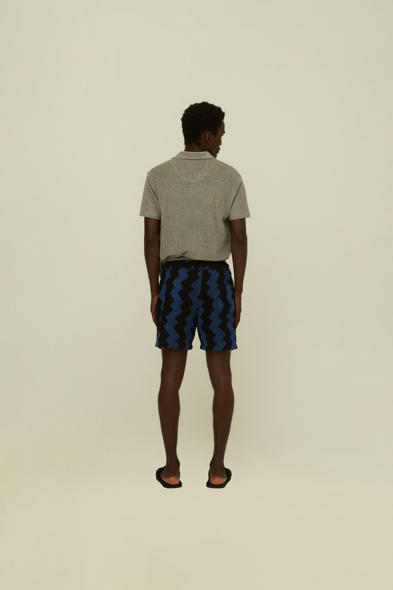 Galaxy Zig Terry Shorts
