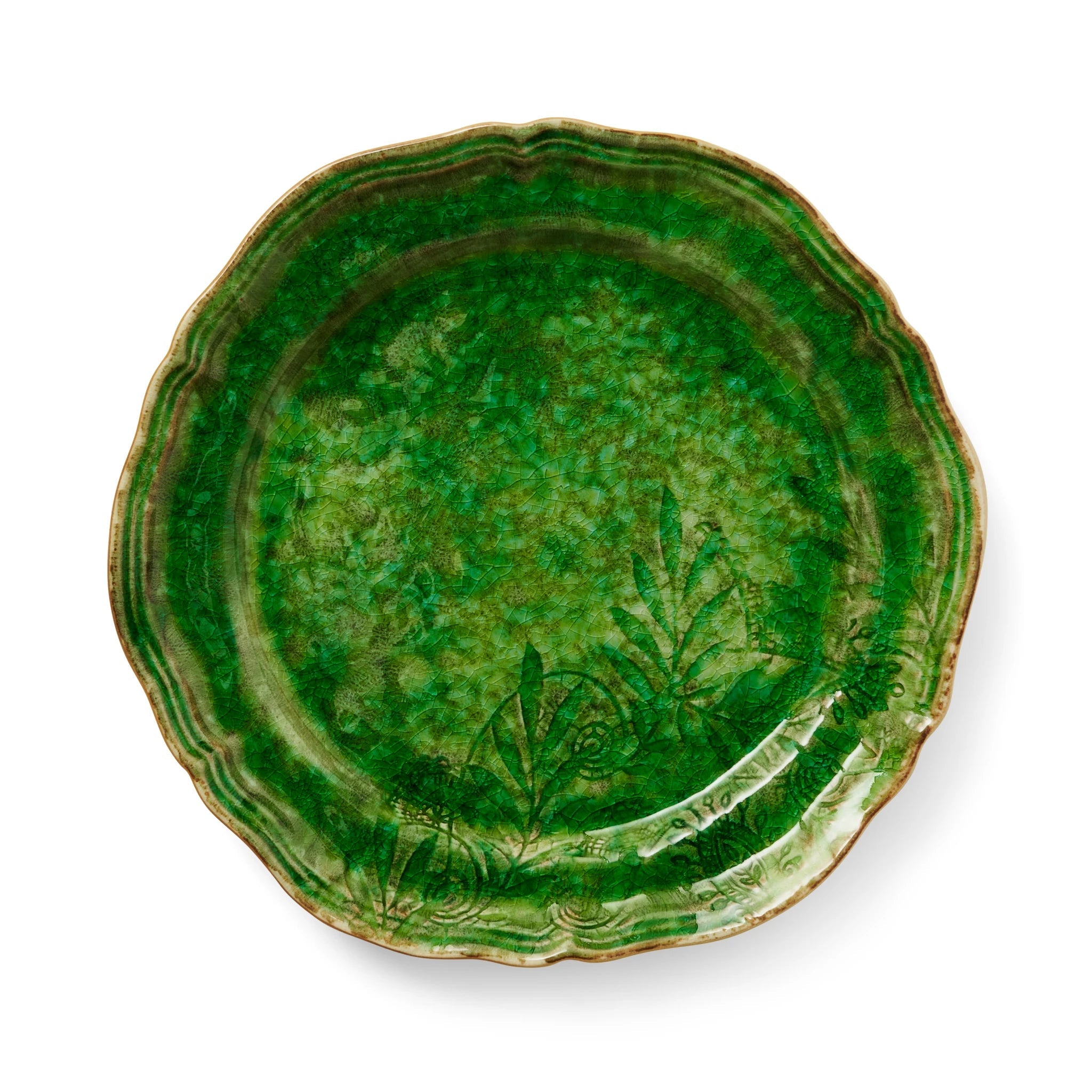 Arabesque Dinner Plate | Seaweed