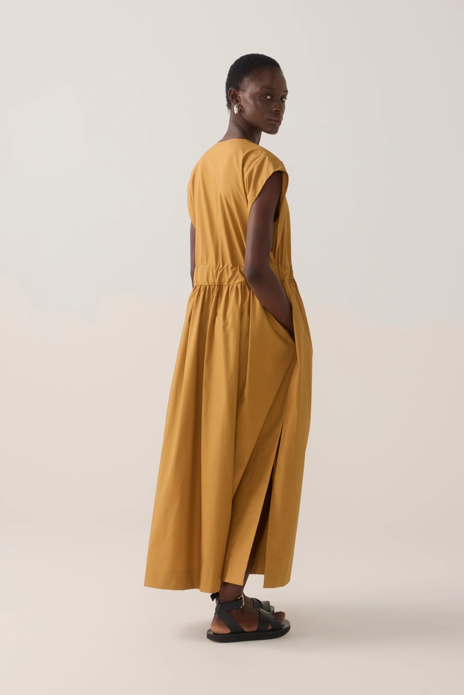 Arden Dress | Ginger Cotton Tencel