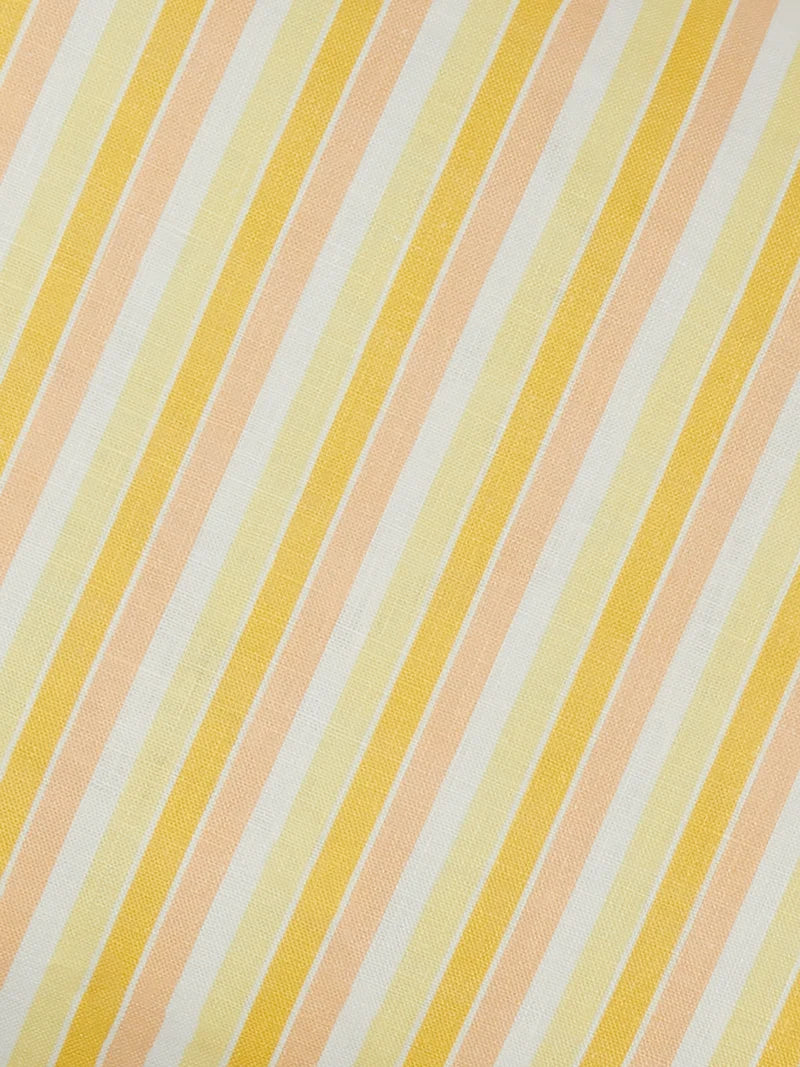 Garden Stripe Yellow Cushion