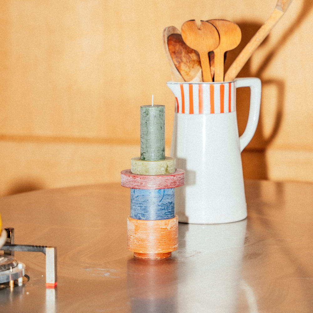 03 Candle Stack | Brown