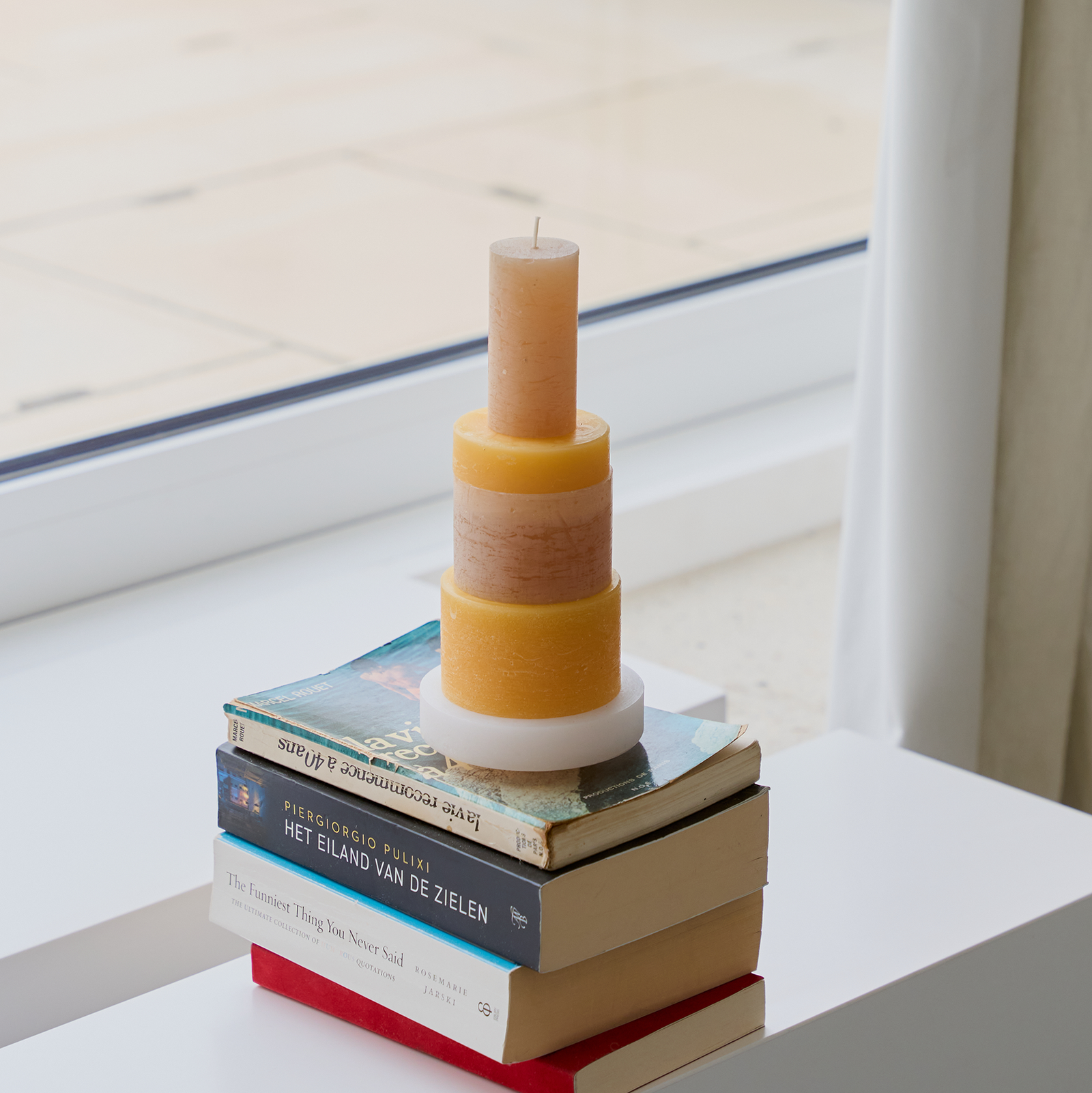 03 Candle Stack | Yellow