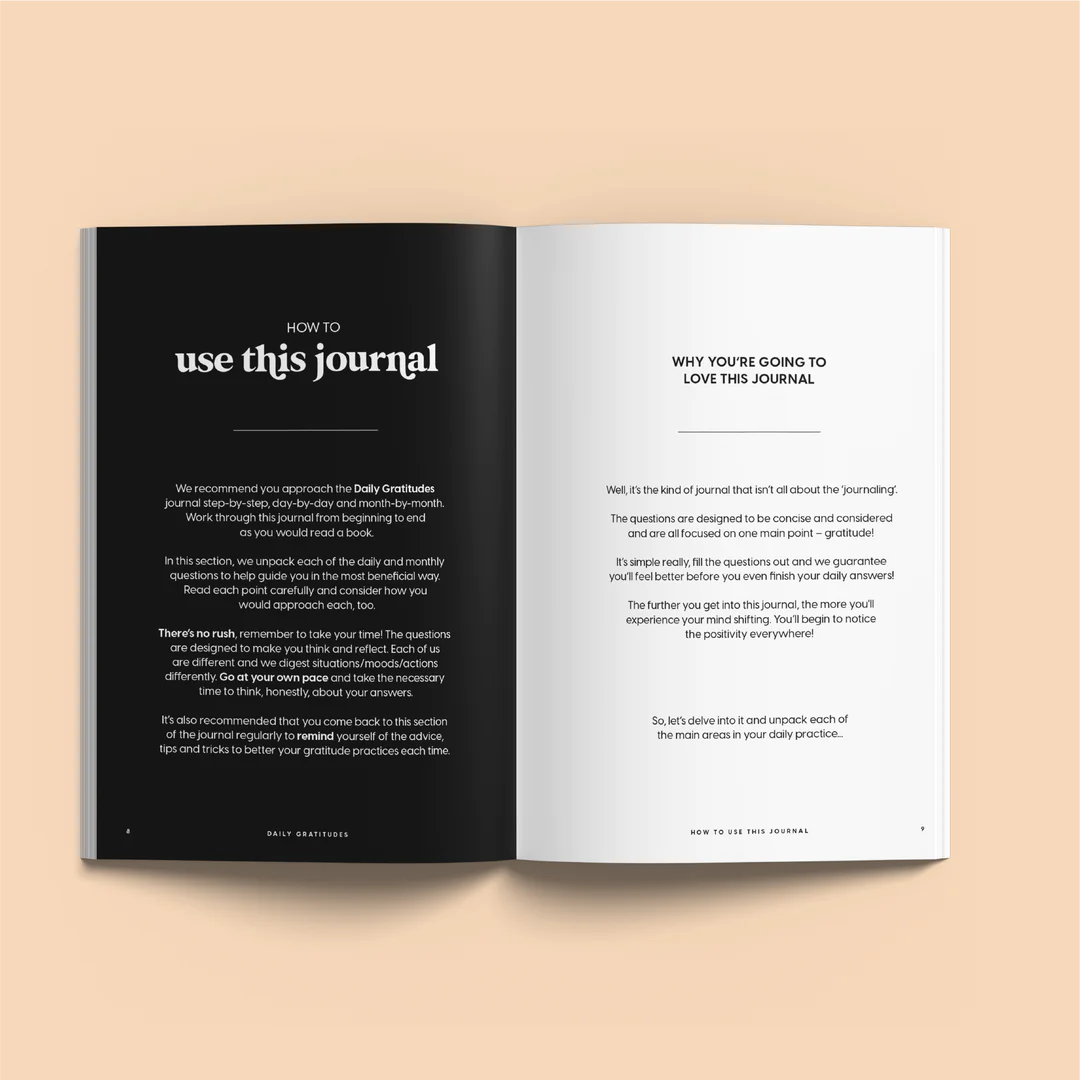 Daily Gratitudes Journal