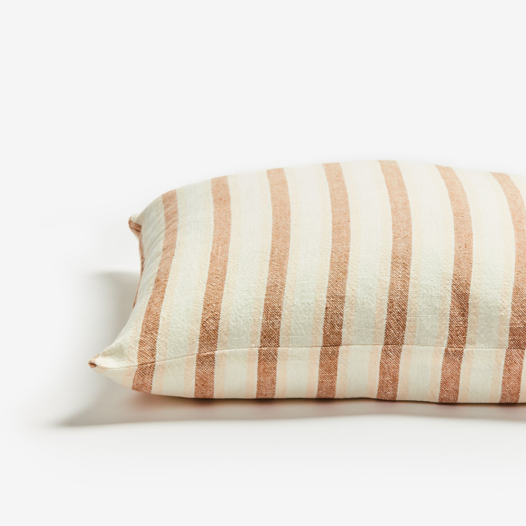 Linear Tan Linen Cushion 50cm