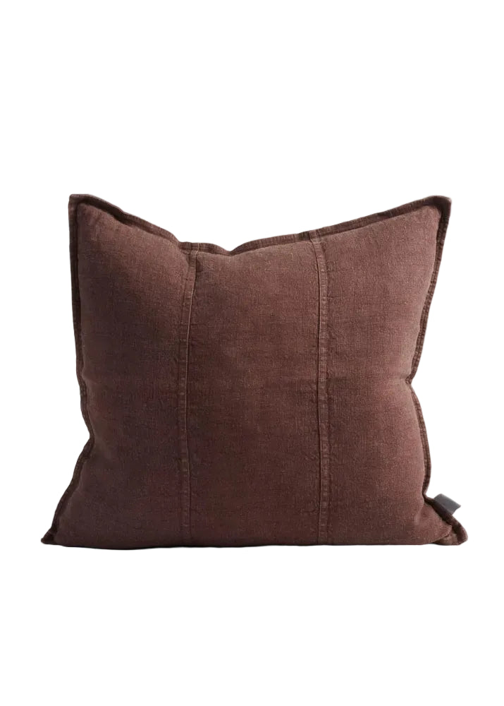 Luca Cushion | Choc 50 x 50