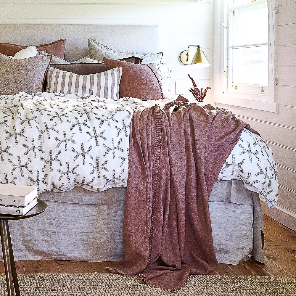 Astrid Throw | Clay