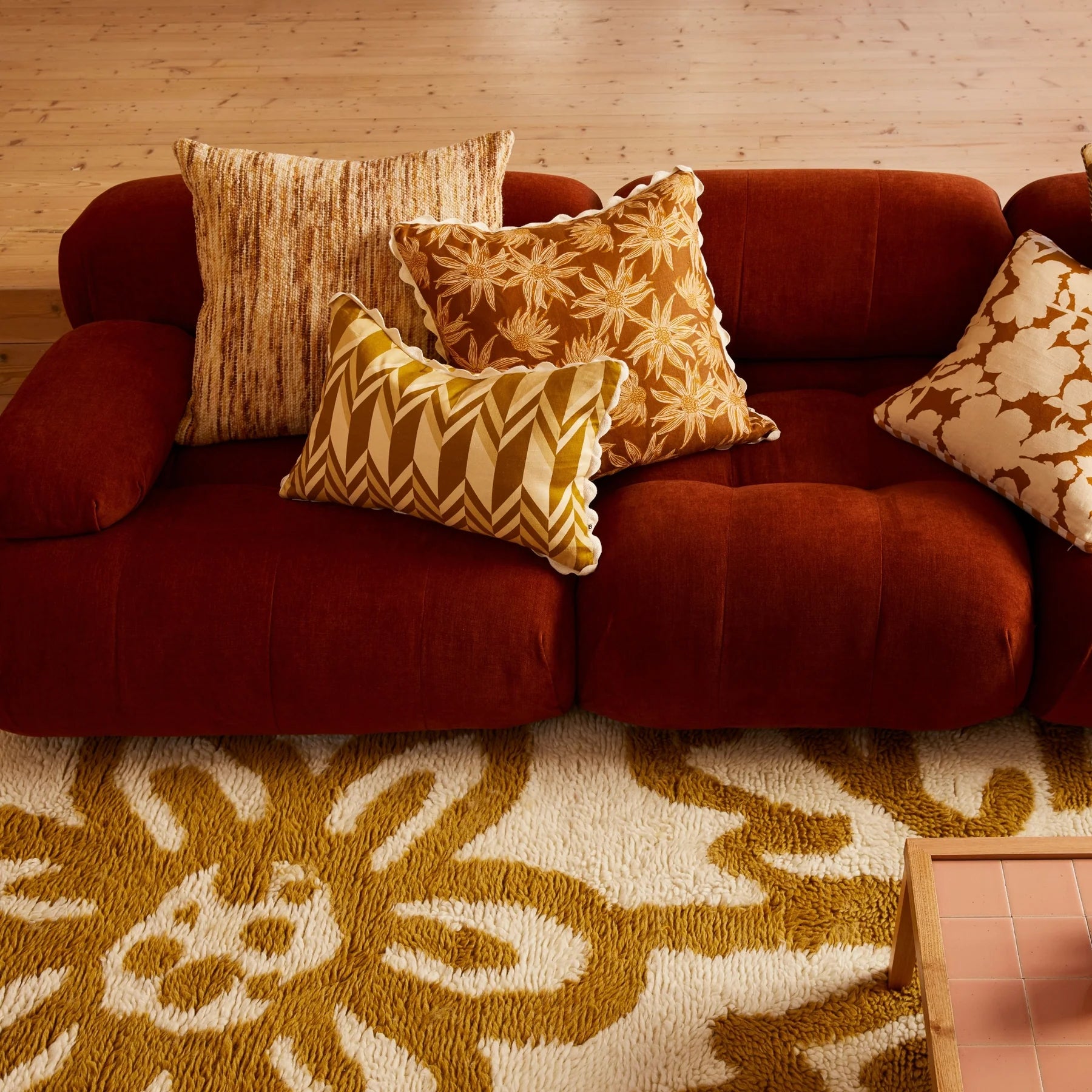 Flannel Flower Cushion