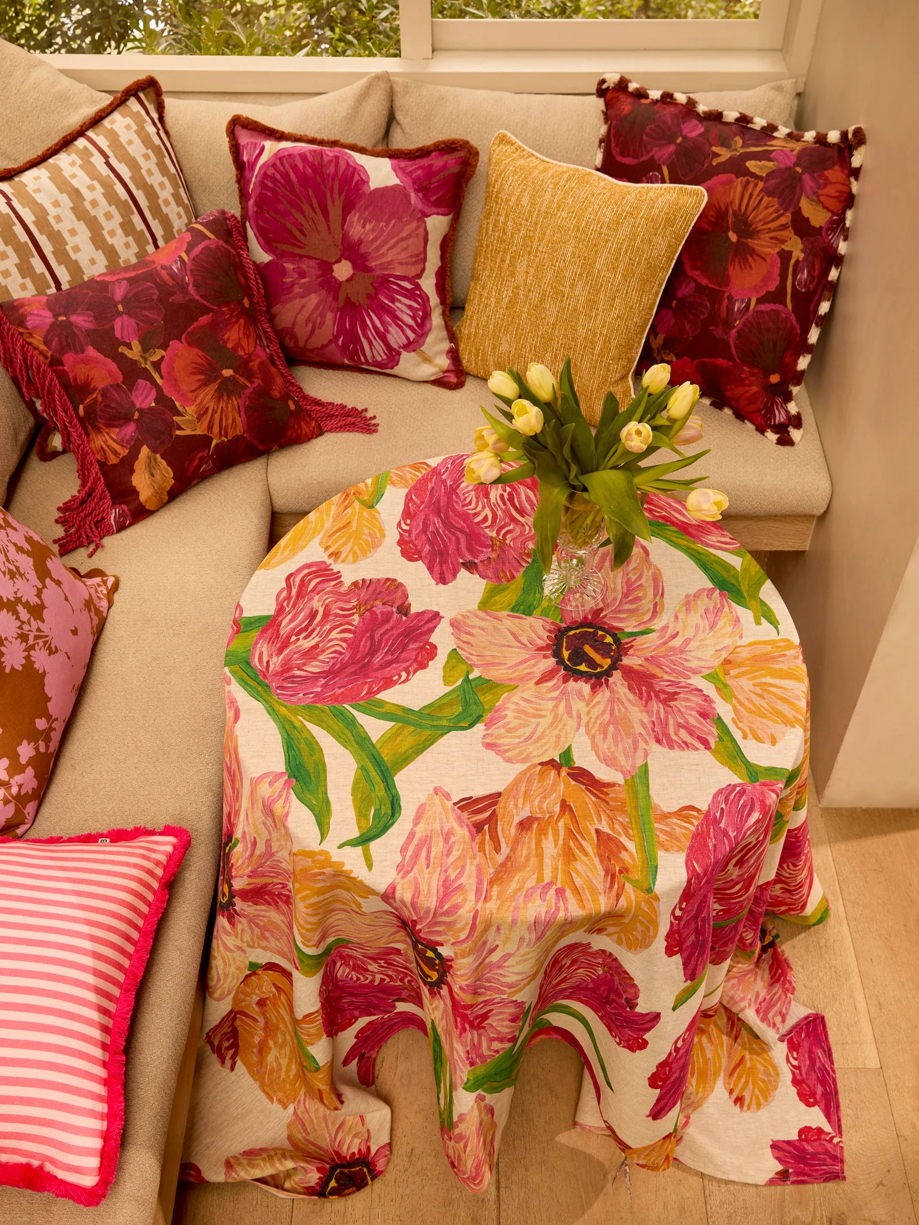 Wild Pansy Cushion
