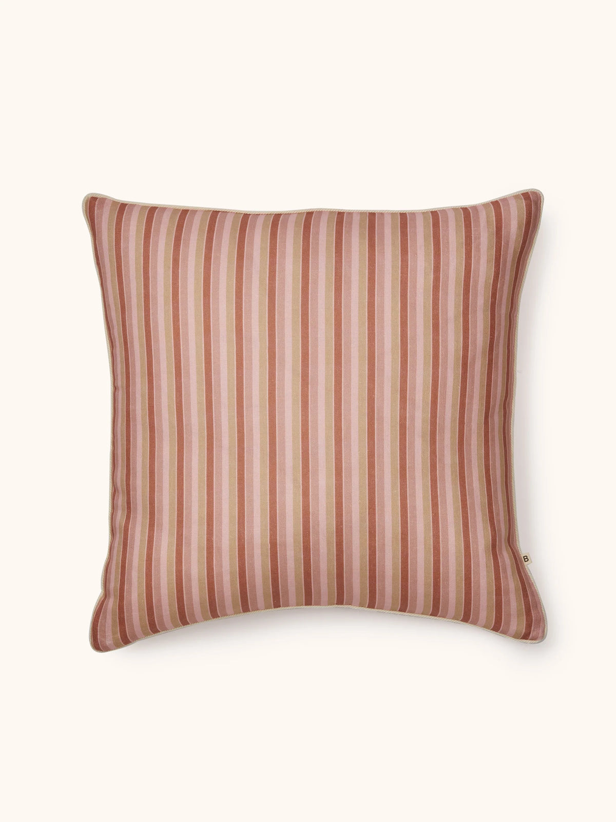 garden Stripe Pink Cushion
