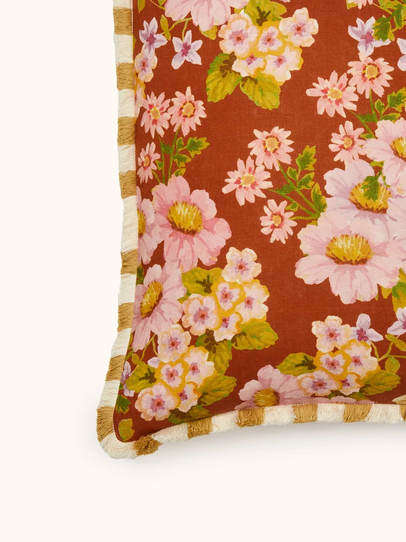 Buttercup Rust Cushion