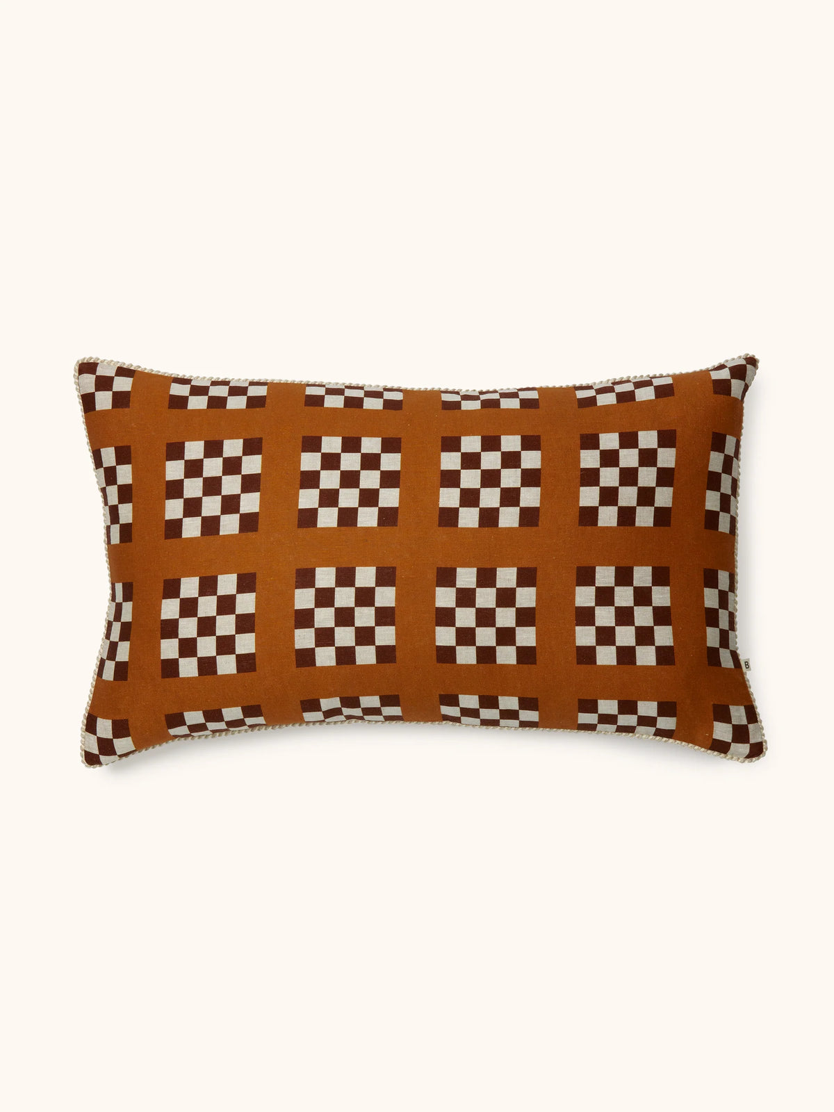 Lattice Tan Cushion