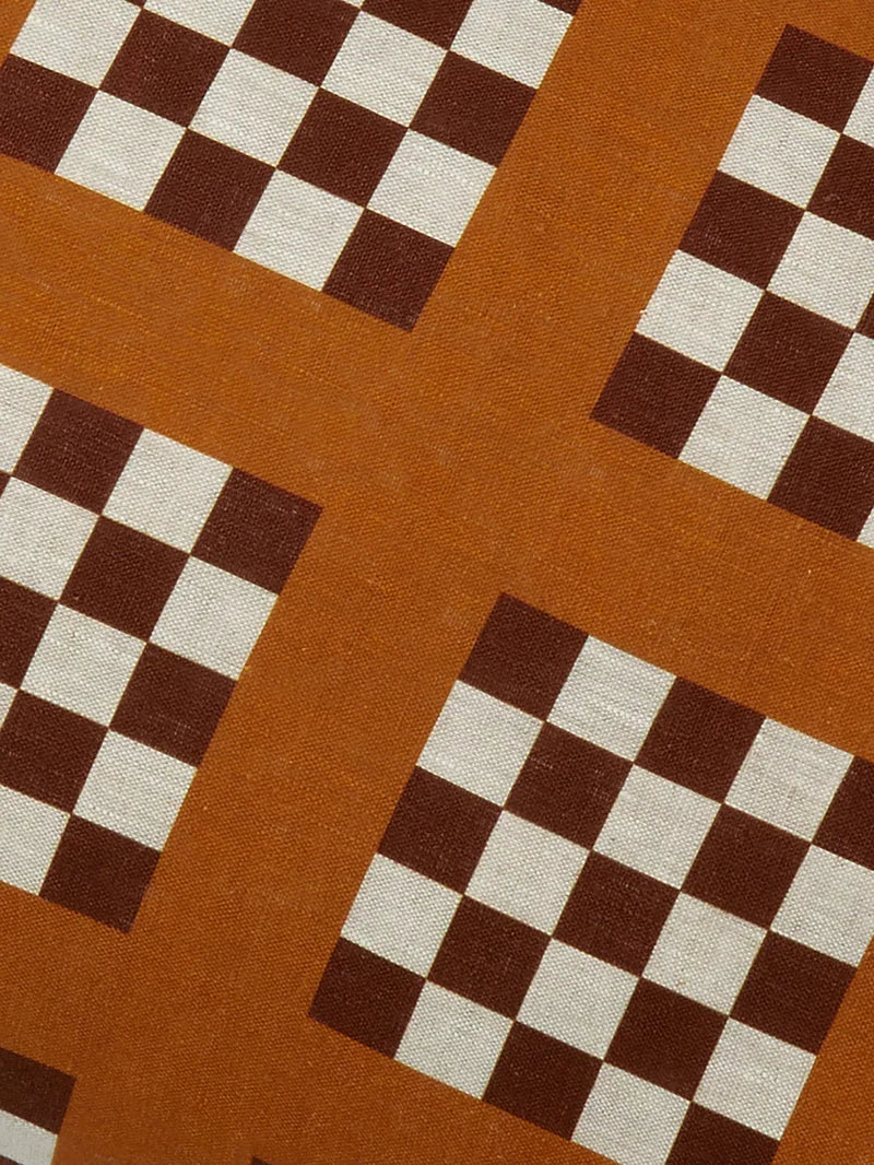 Lattice Tan Cushion