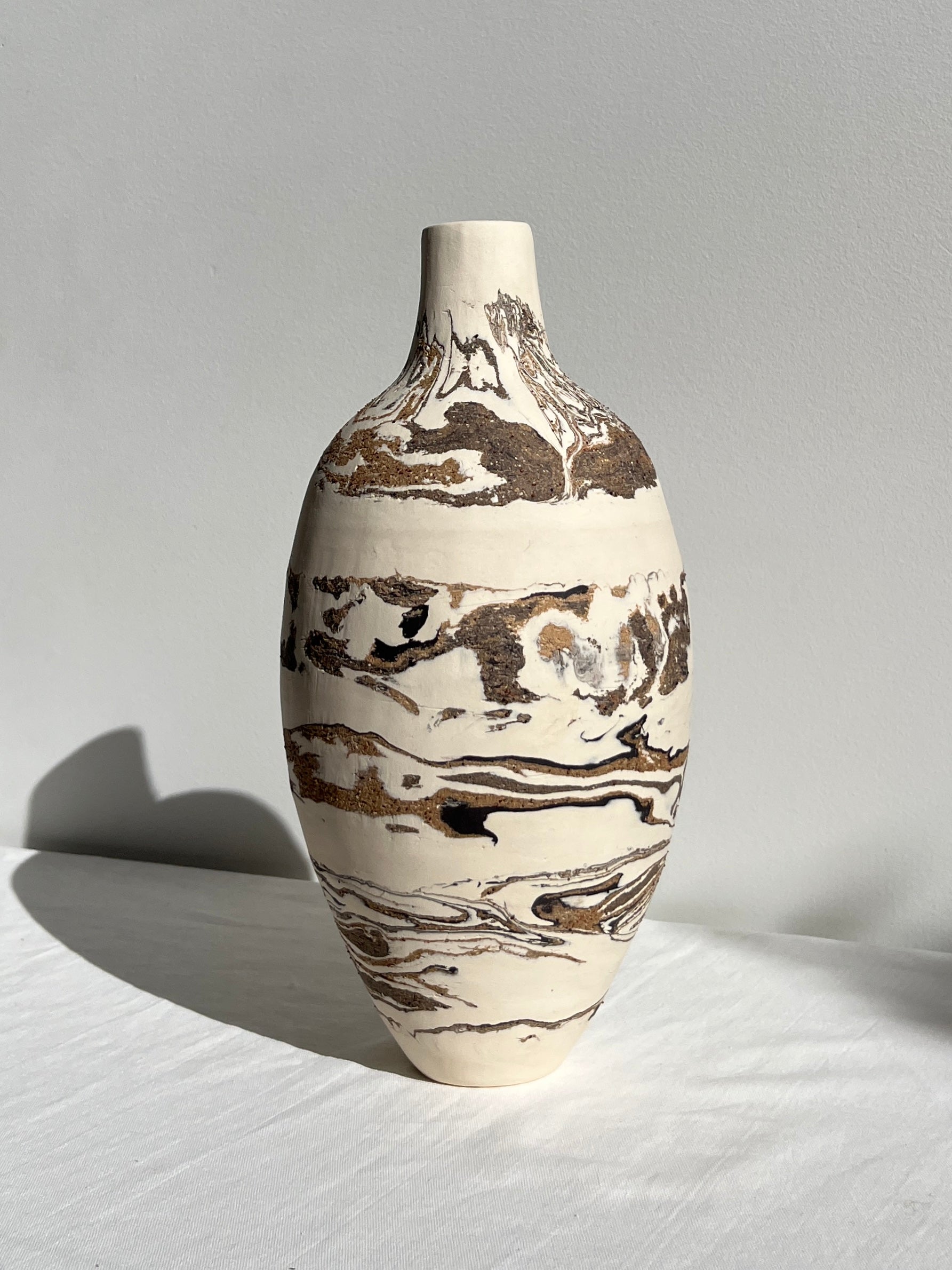 Marble Bottle Vase