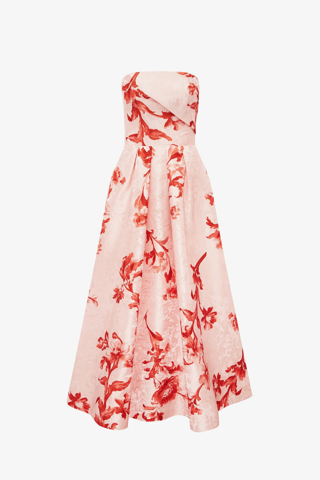Lynn Jaquard Bustier Midi Dress