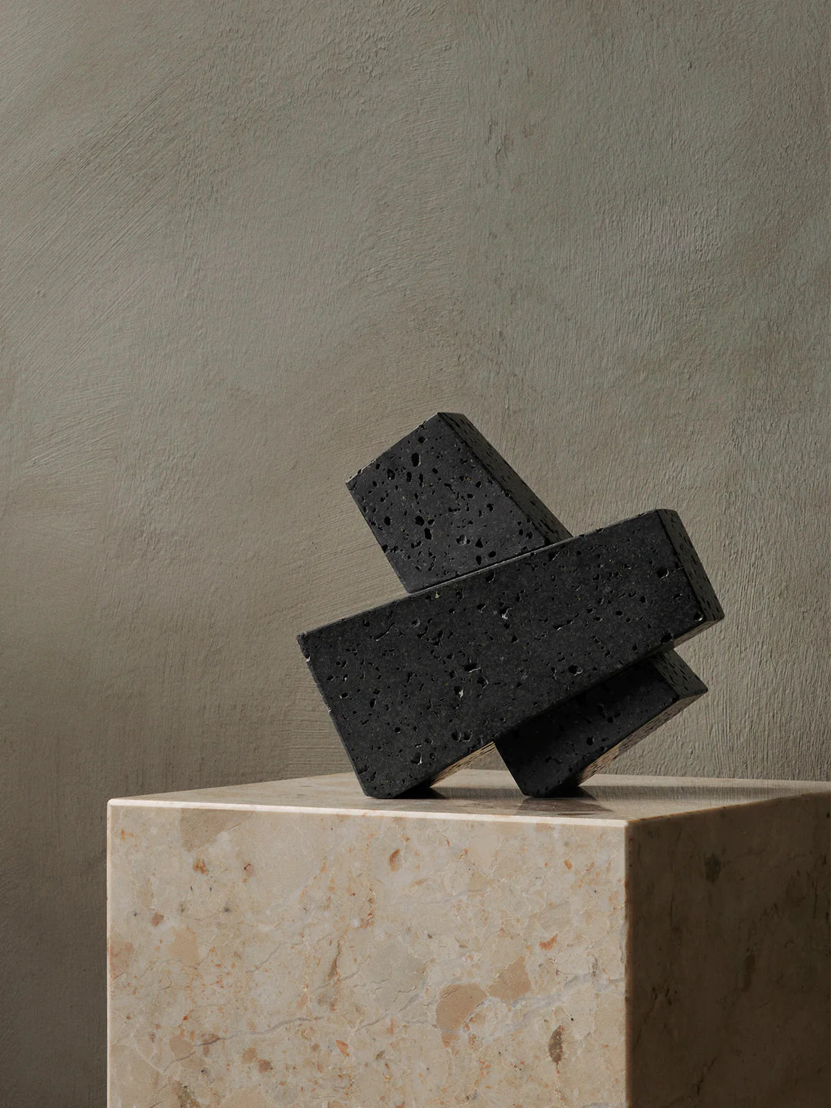 Converge Bookends | Lava Stone