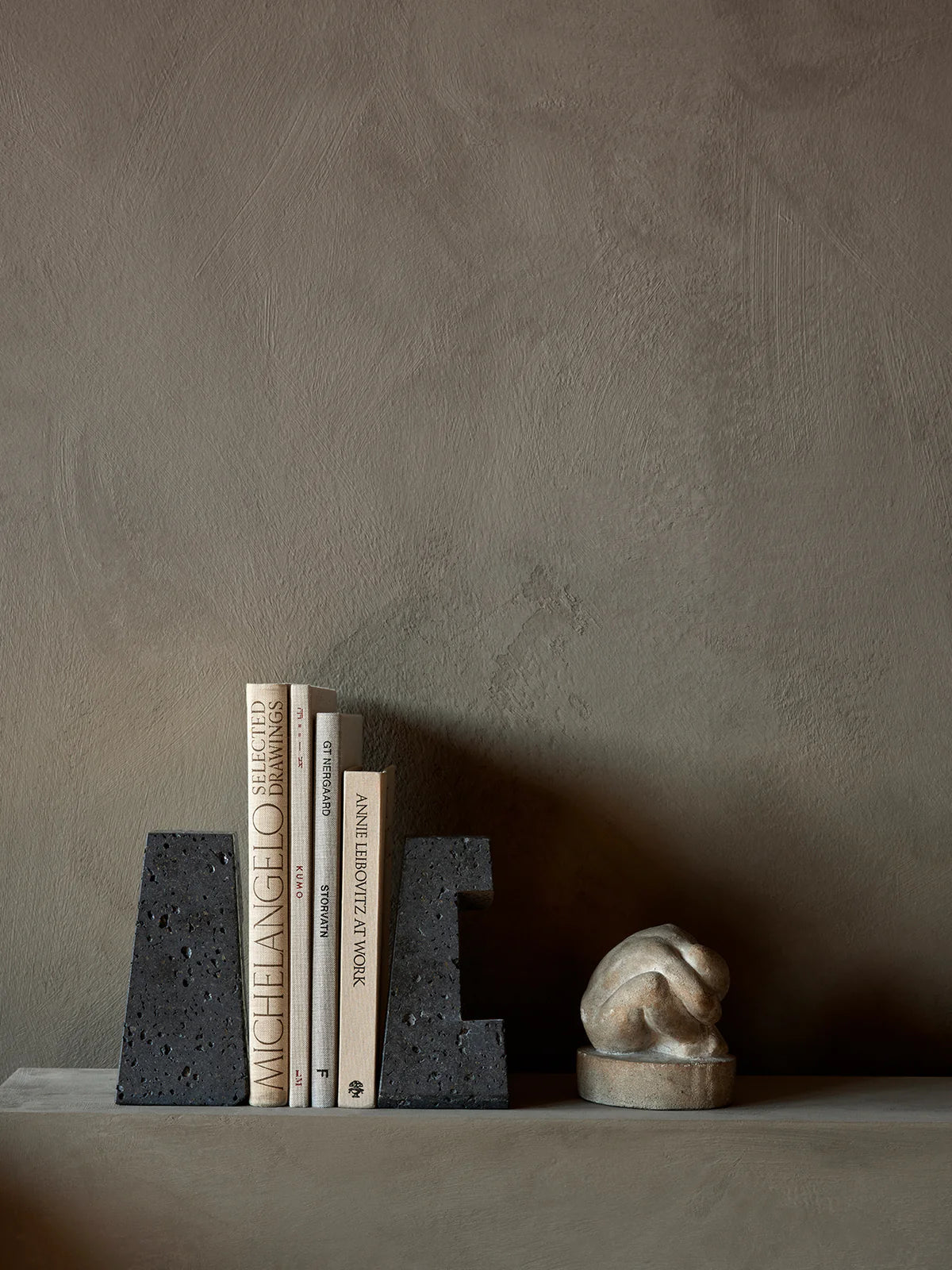 Converge Bookends | Lava Stone