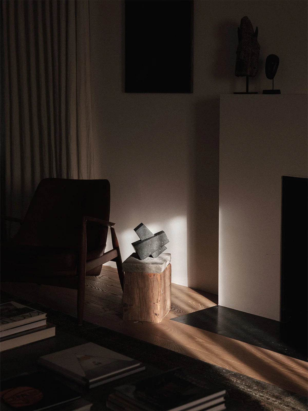 Converge Bookends | Lava Stone