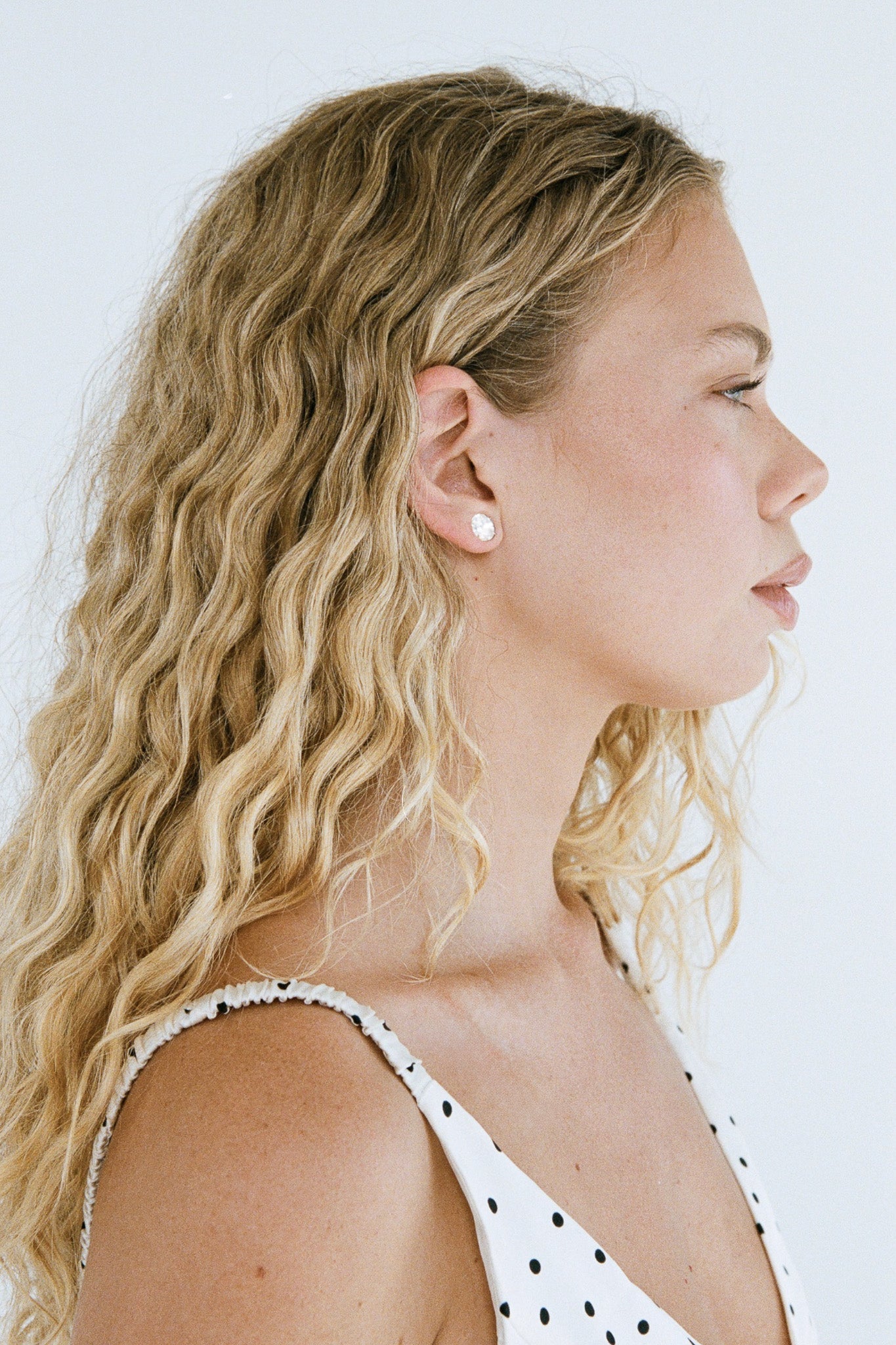 Oval Studs 2CT | Silver