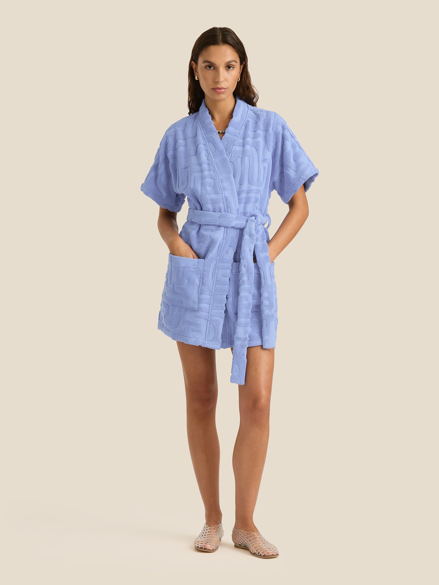 Towelling Mini Robe