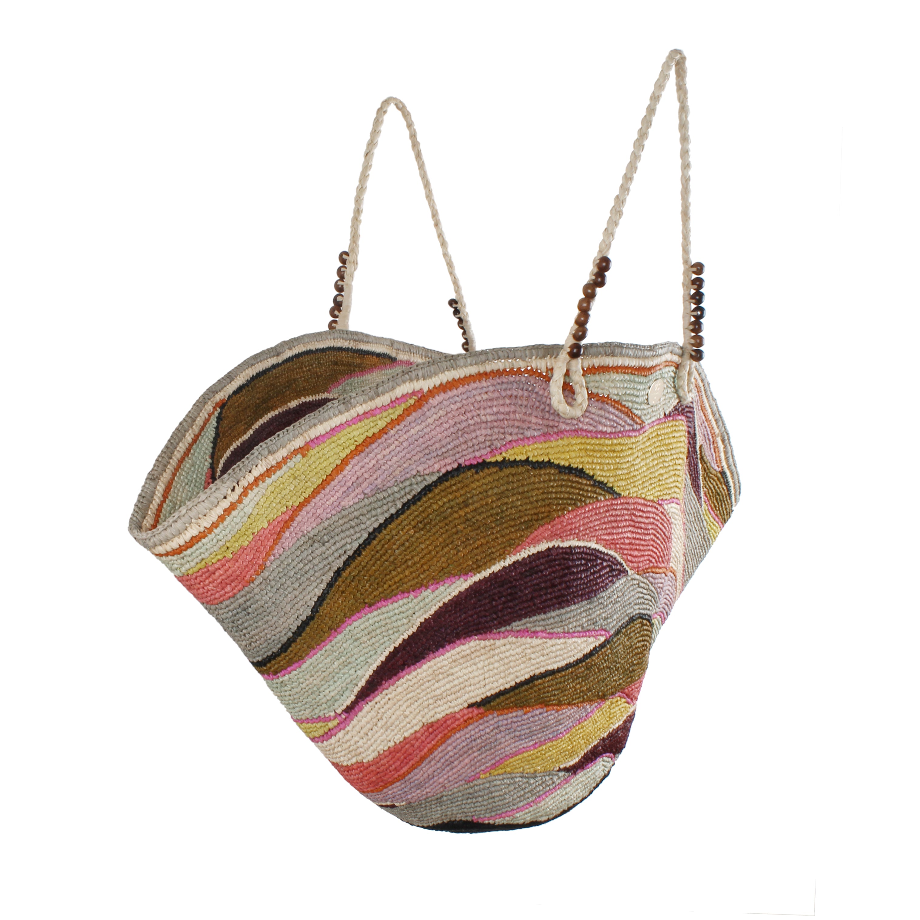 Panier Wave Raffia Bag | XL