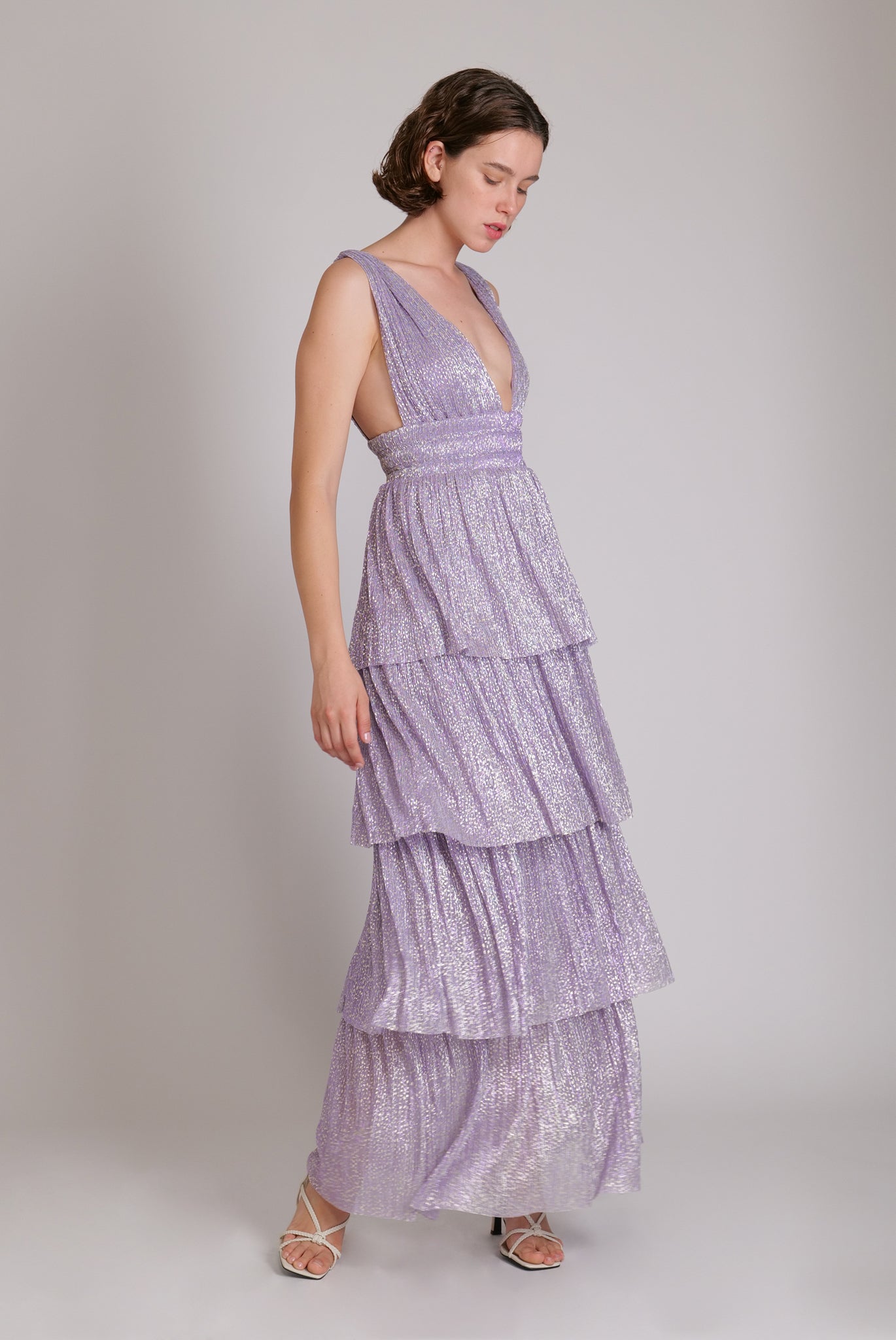 Alpha Dress | Lilac Print