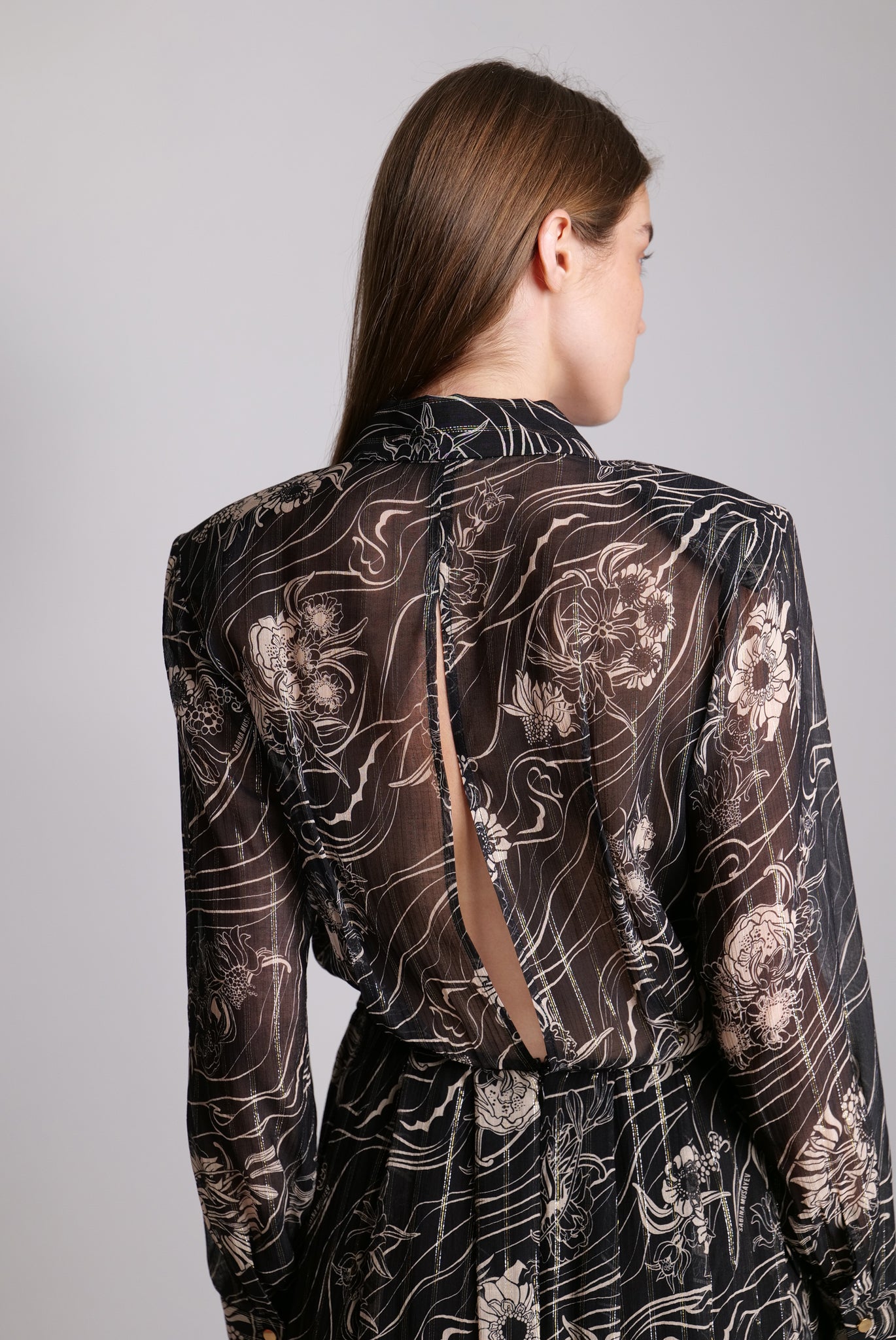 Finita Dress | Black Print