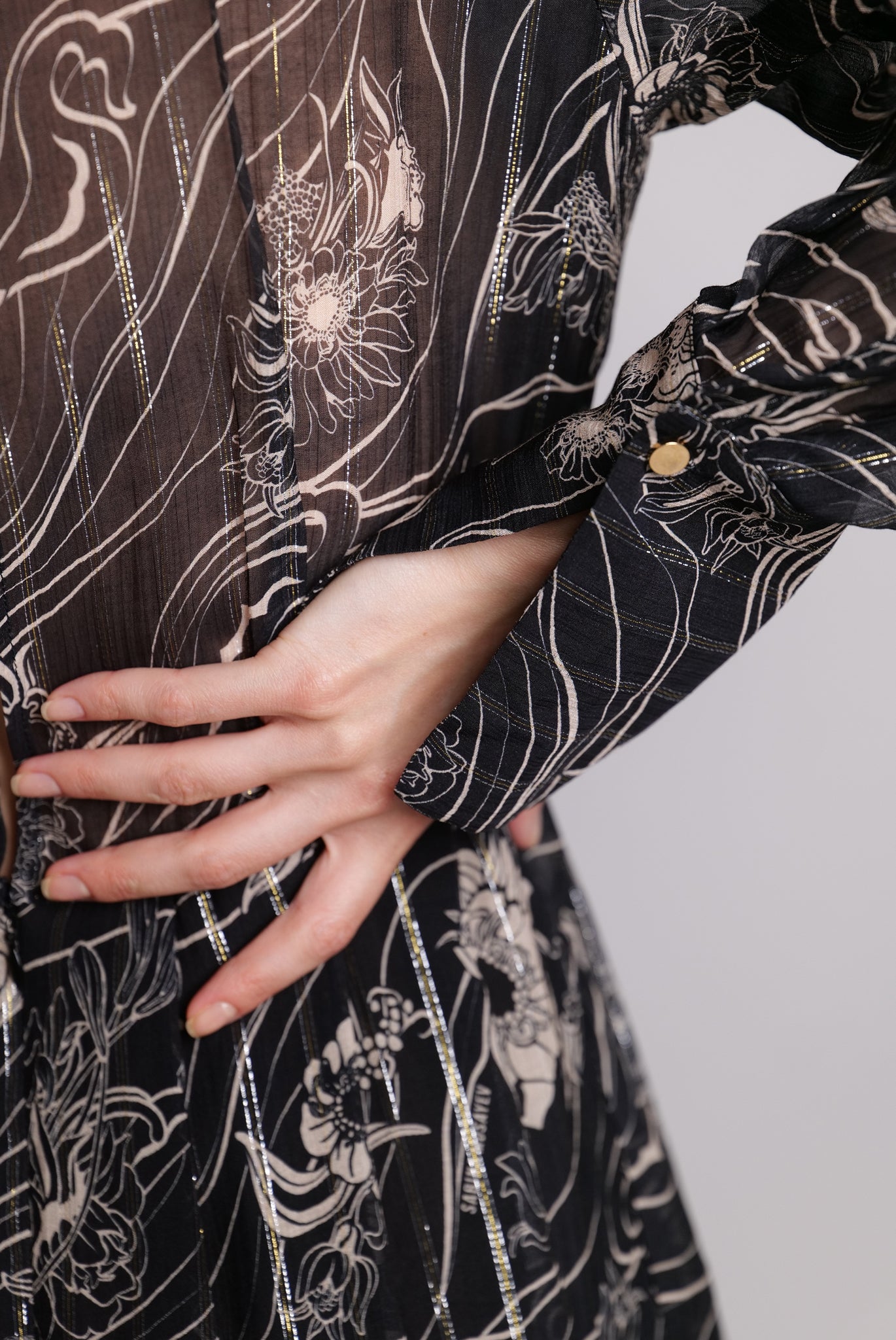 Finita Dress | Black Print
