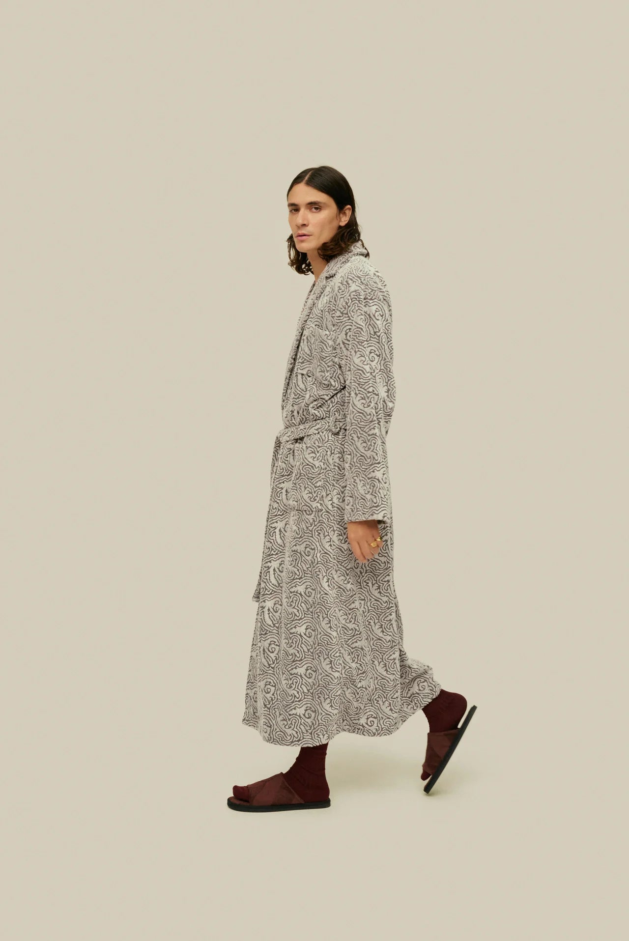 Squiggle Long Robe