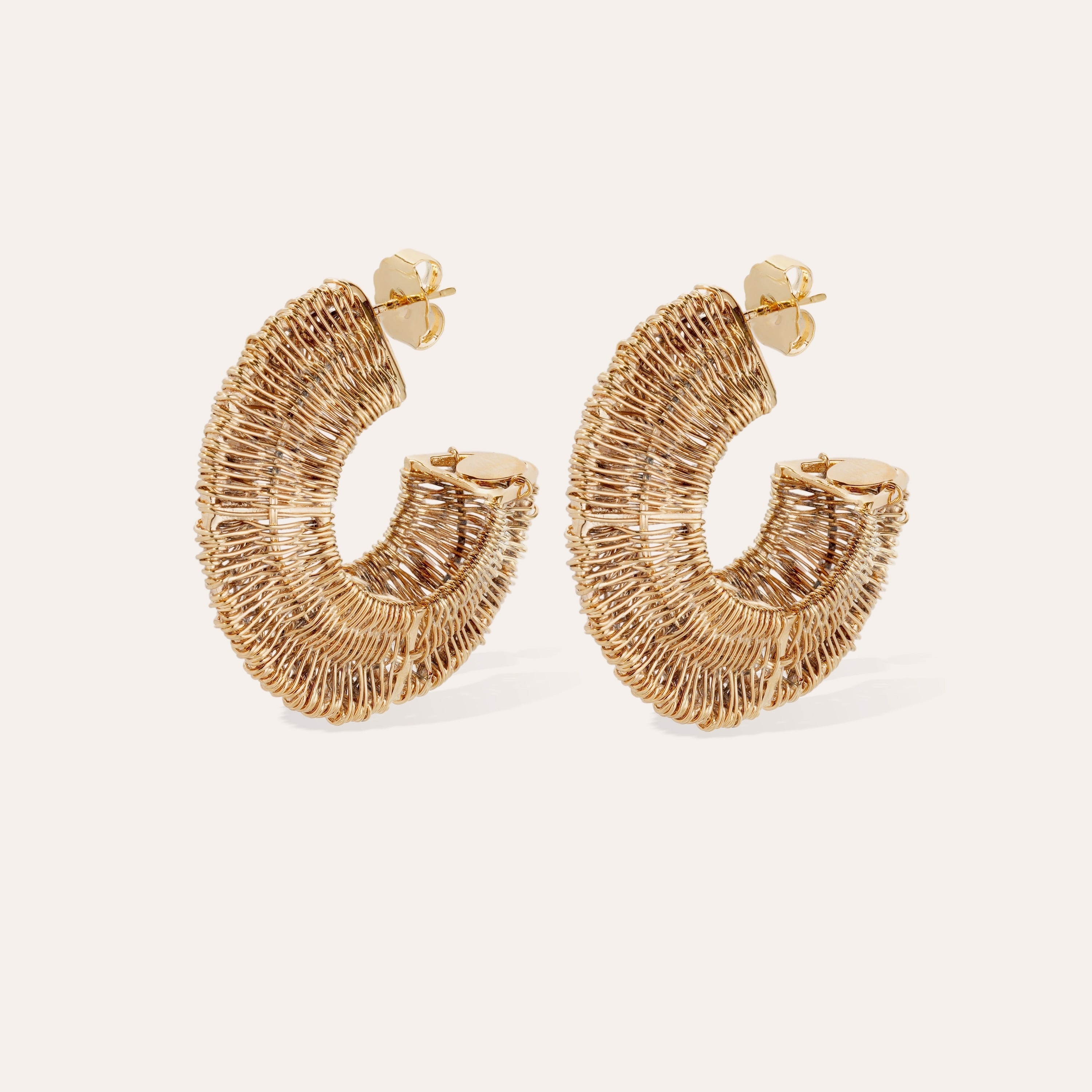 Crocus Hoop Earrings | Medium