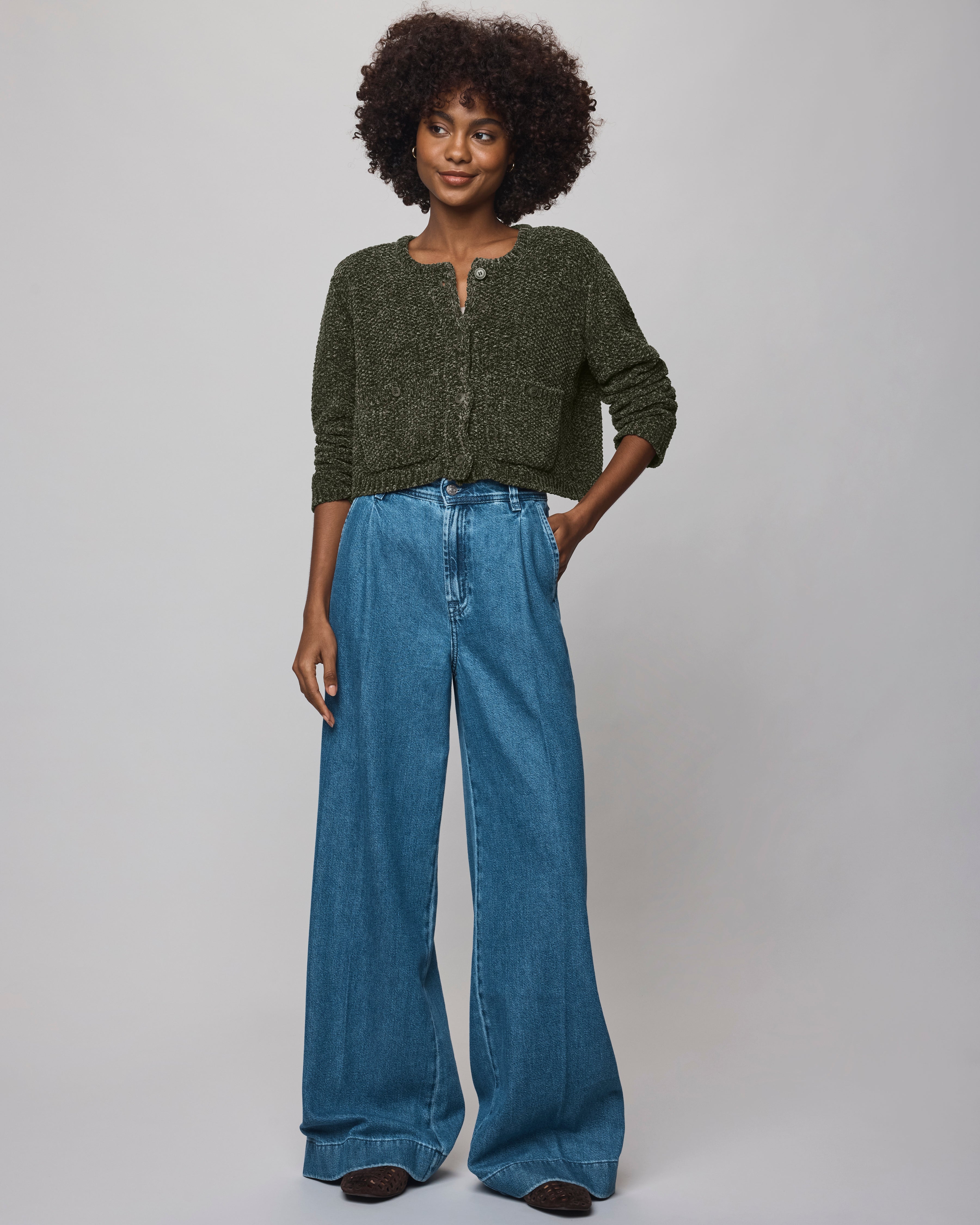 Andrea Crop Cardigan