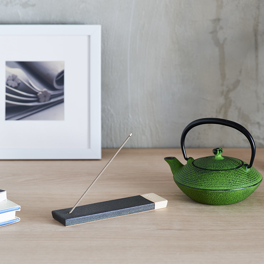Japanese Incense Set with Rectangle Tray