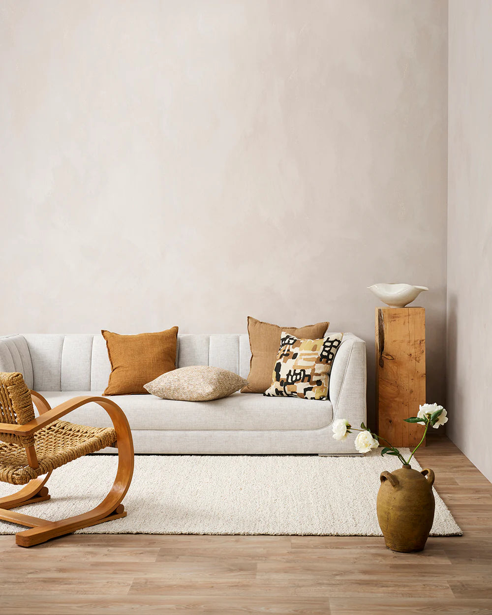 Flaxmill Cushion | Nutmeg