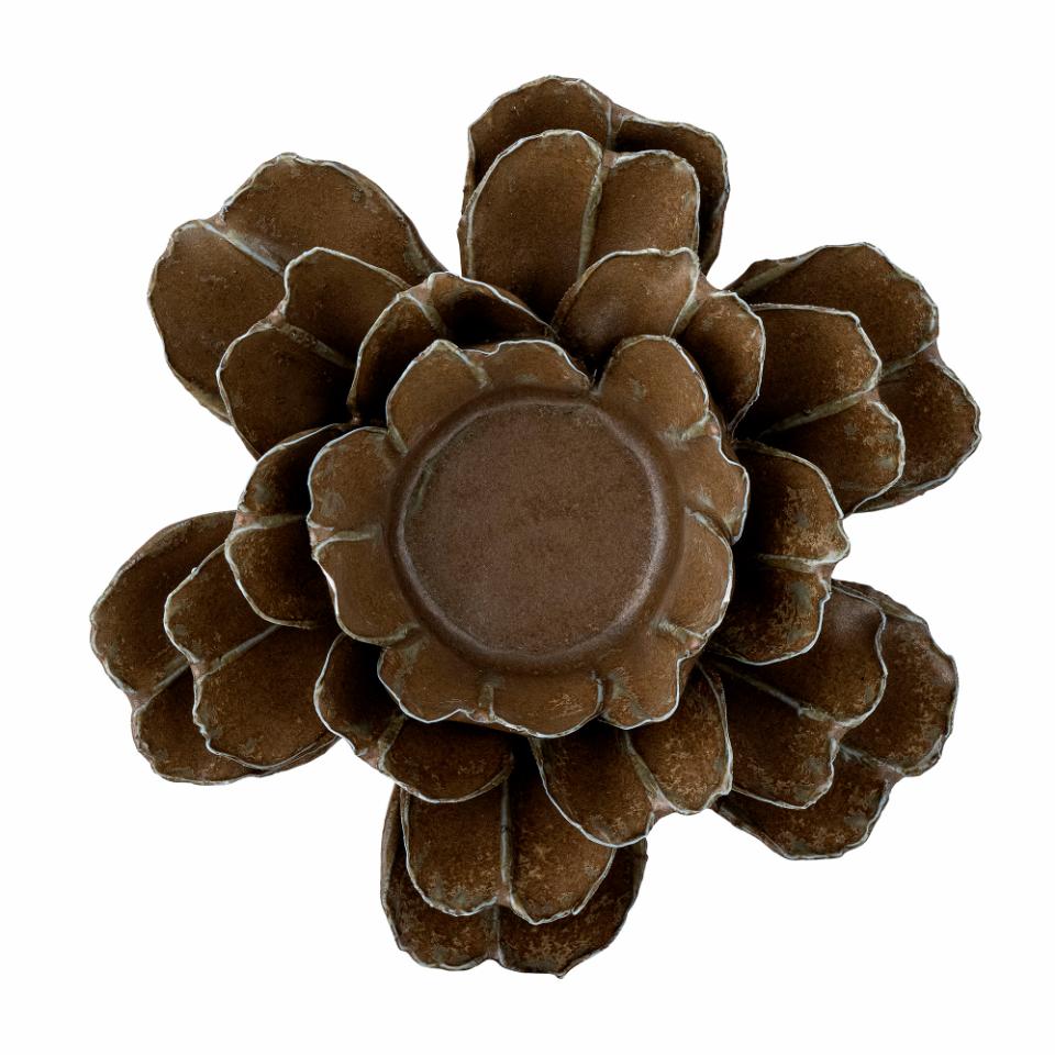 Irisa Stoneware Votive | Choc