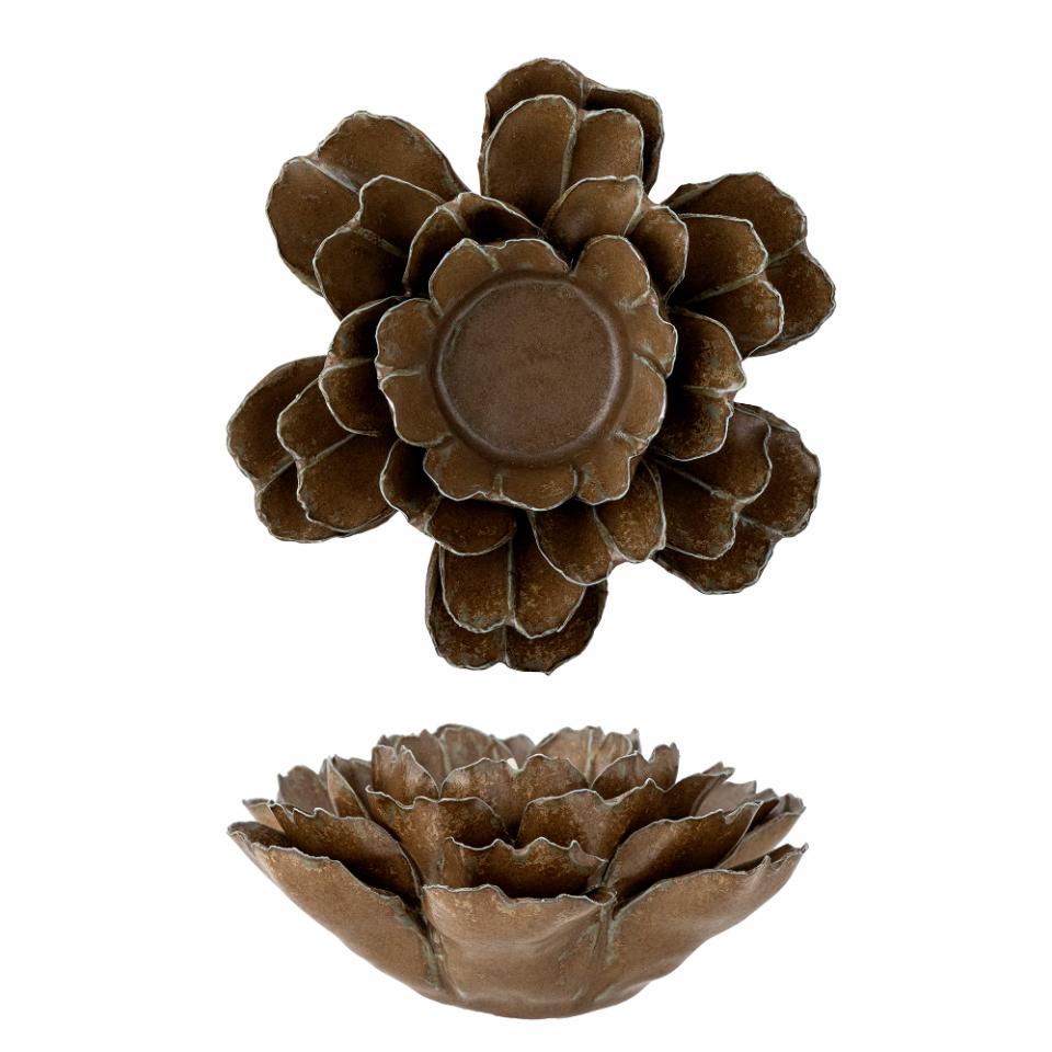 Irisa Stoneware Votive | Choc