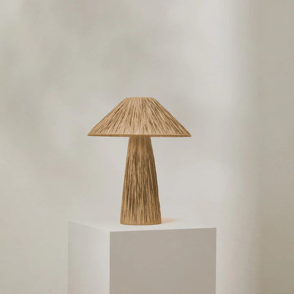 Ourea Raffia Table Lamp | Natural