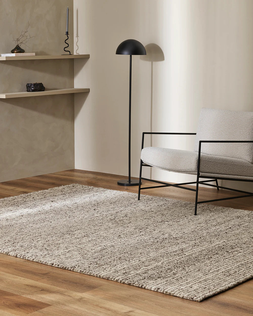 Karaka Floor Rug | Oyster Grey
