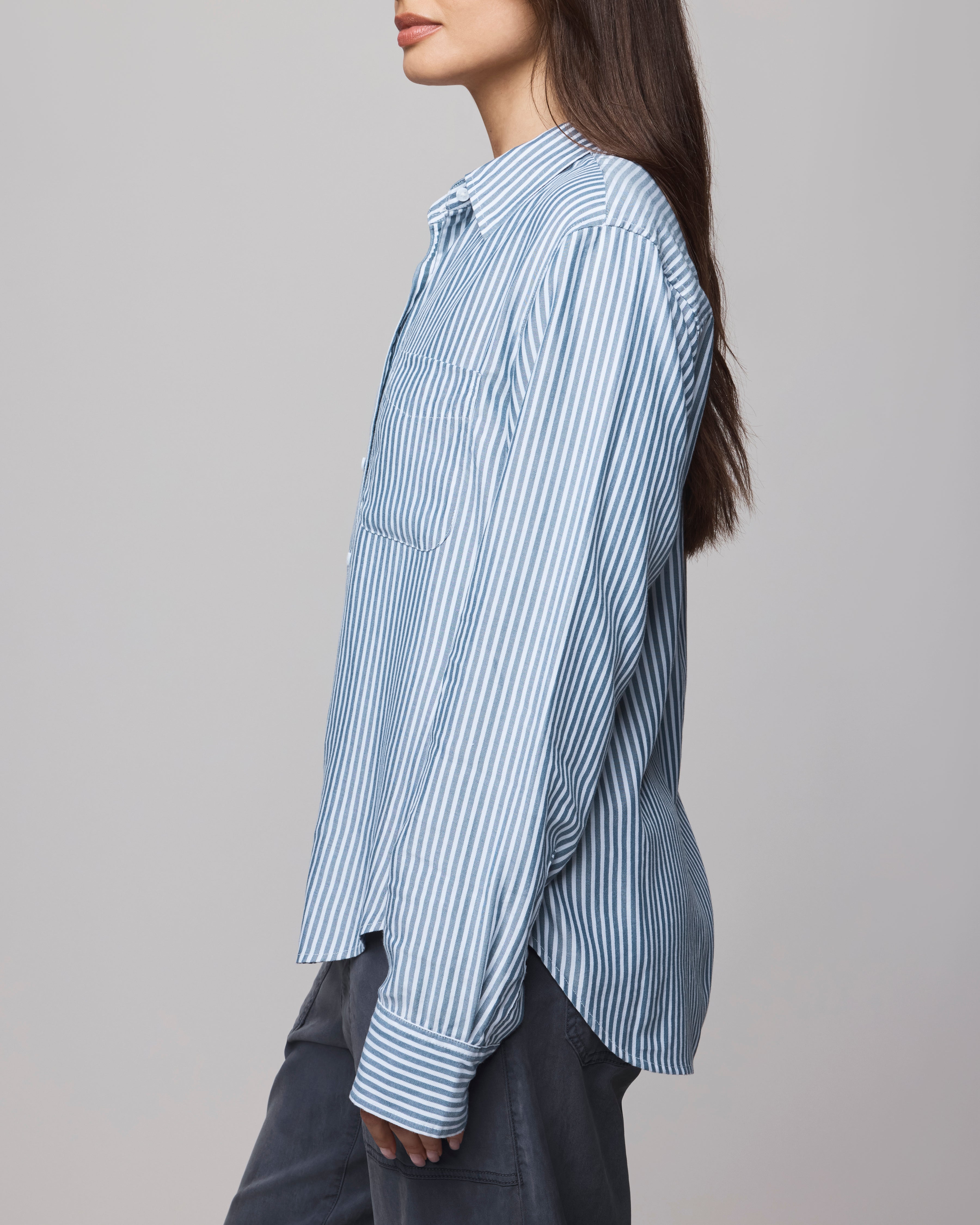 Kenna Stripe Button Down