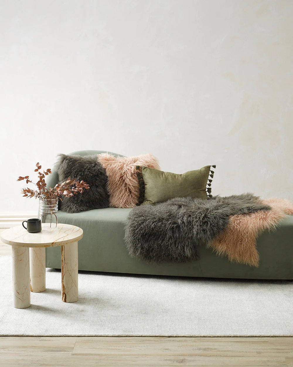 Meru Cushion | Kelp