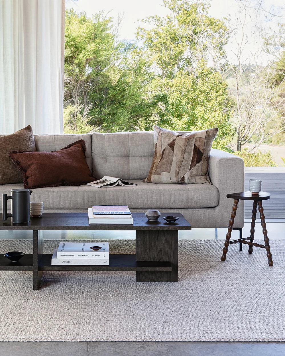 Omaha Floor Rug | Pebble