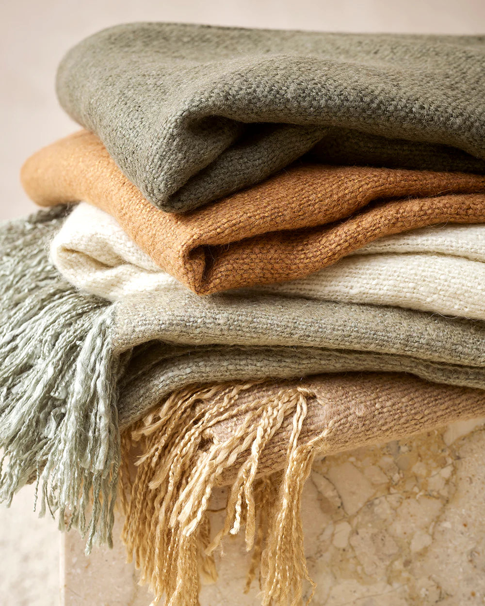 Richmond Throw | Dark Olive