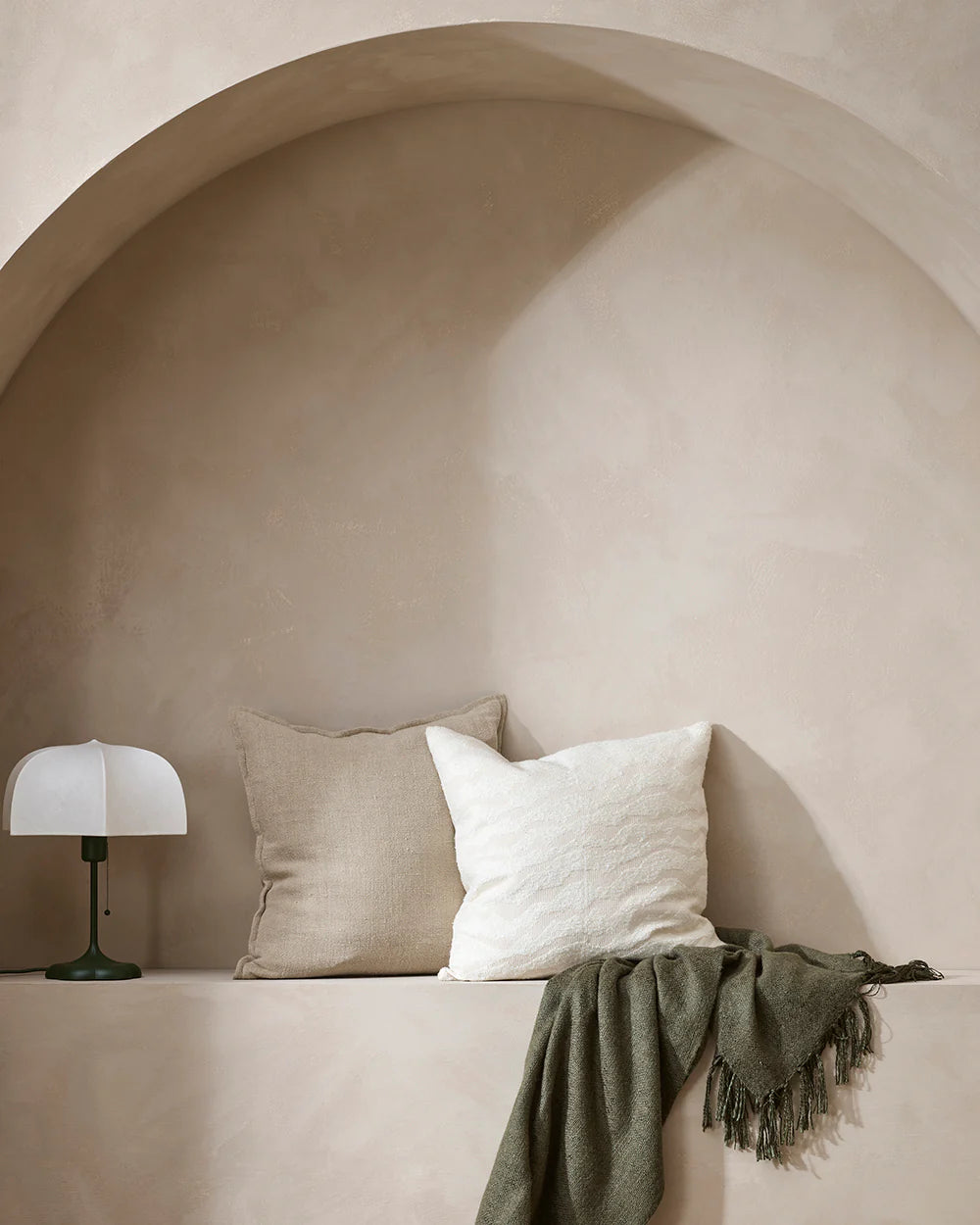 Richmond Throw | Dark Olive